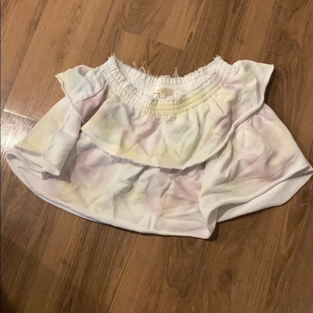 LOVE SHACK FANCY RUFFLE SKIRT